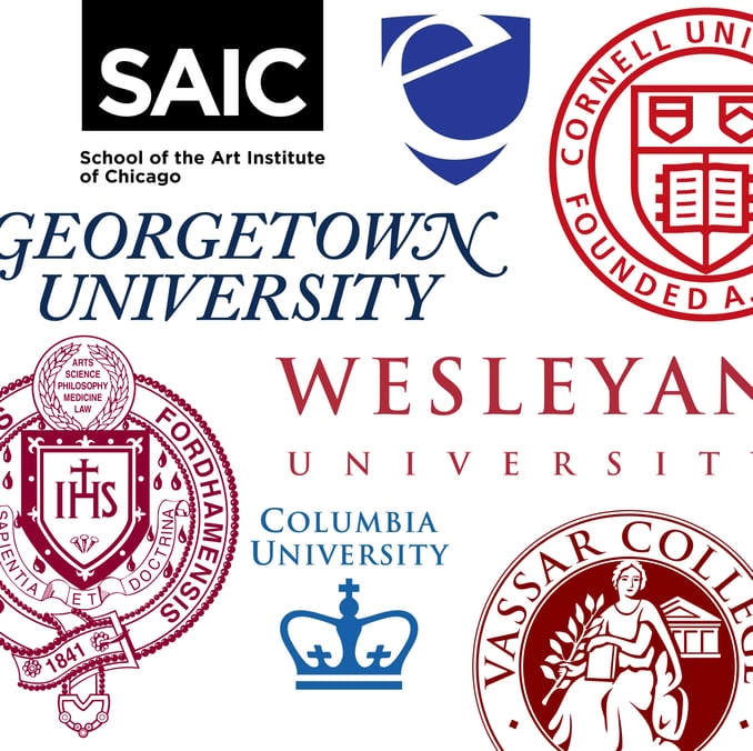 college logos collage